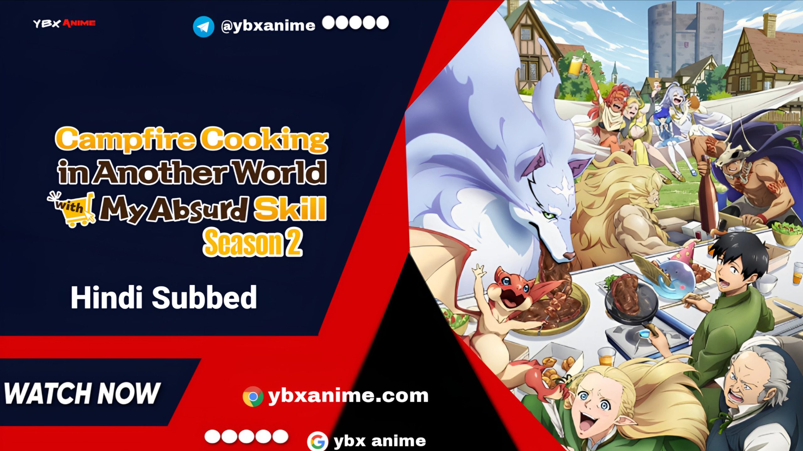 Campfire Cooking in Another World with My Absurd Skill Season 2 Hindi Subbed Poster