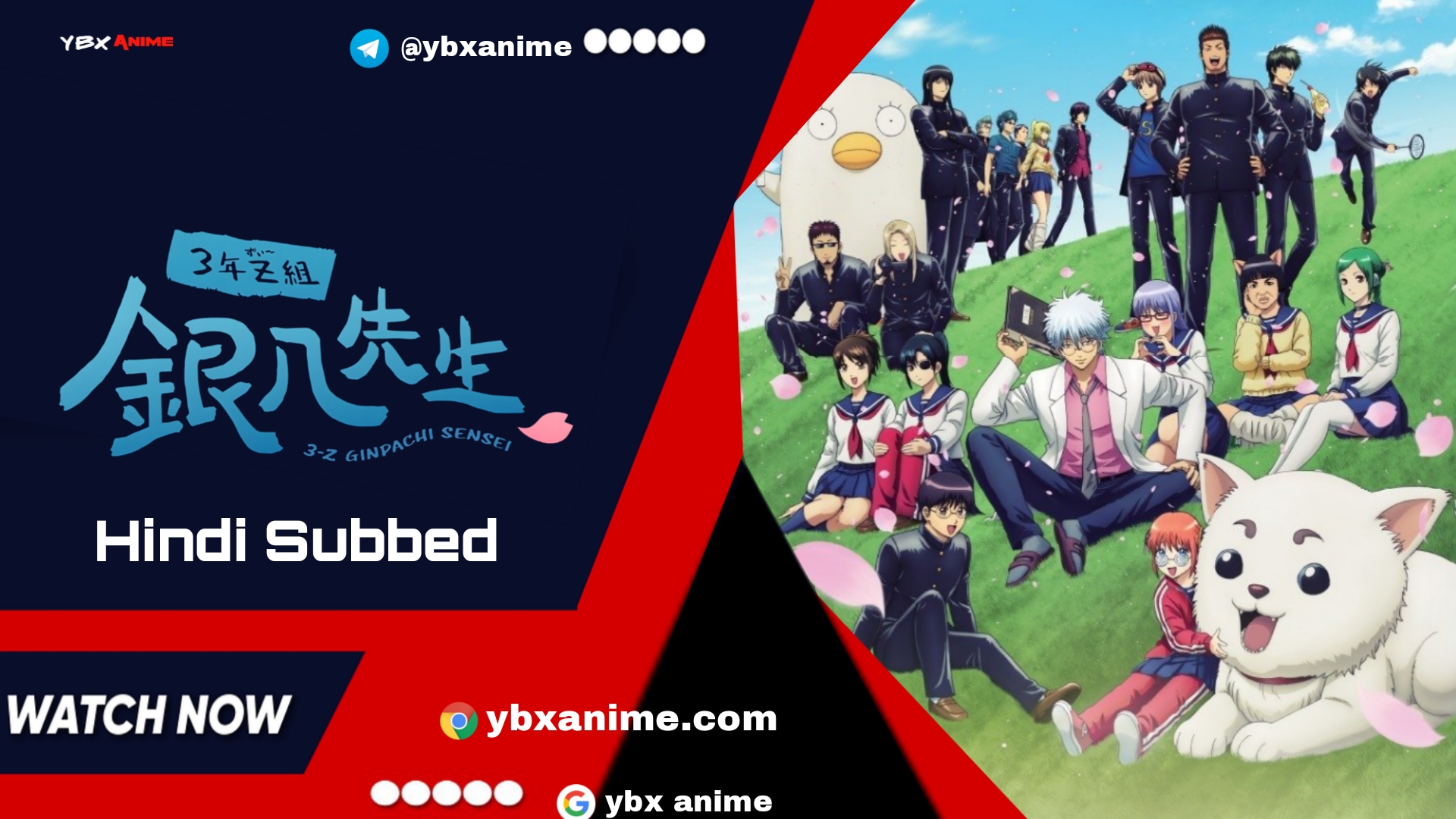 Gintama - Mr. Ginpachi's Zany Class Hindi Subbed Poster
